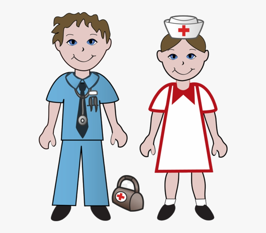 Doctor Free Clip Art Of Doctors And Nurses Nurse Clipart - Doctor And Nurse Clipart, Transparent Clipart