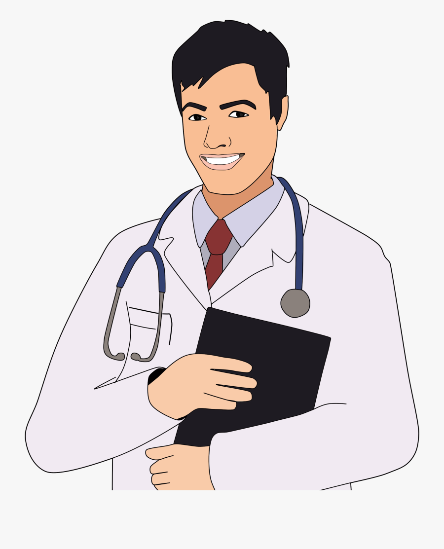 Male Doctor Clipart - Clip Art Male Doctor, Transparent Clipart