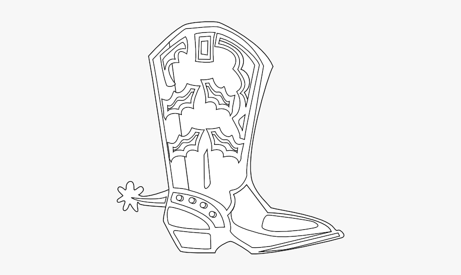 Cowboy Boot, Transparent Clipart