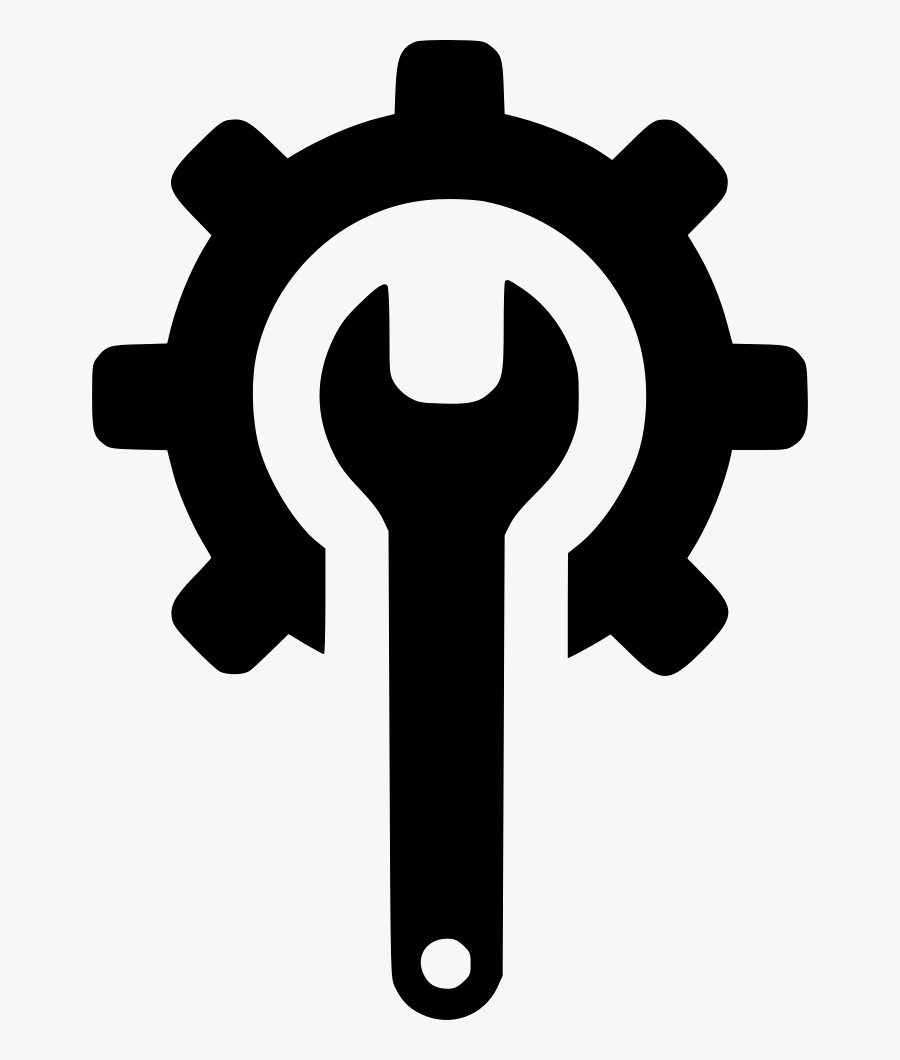 Wrench Tool Repair Gear Configure Settings Cog Svg - Optimise Icon Noun Project, Transparent Clipart