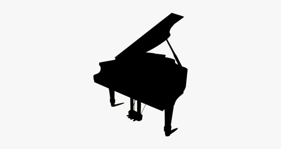 Transparent Piano Silhouette, Png Clip Art - Grand Piano Images Hd, Transparent Clipart