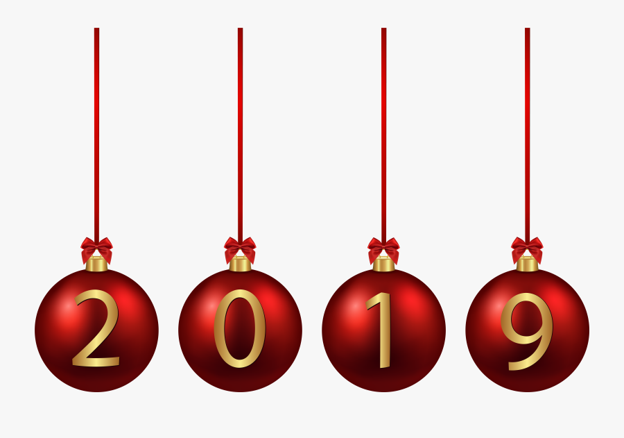 Christmas New Year Clip Art Balls Image Ⓒ - Christmas Balls 2019 Png, Transparent Clipart