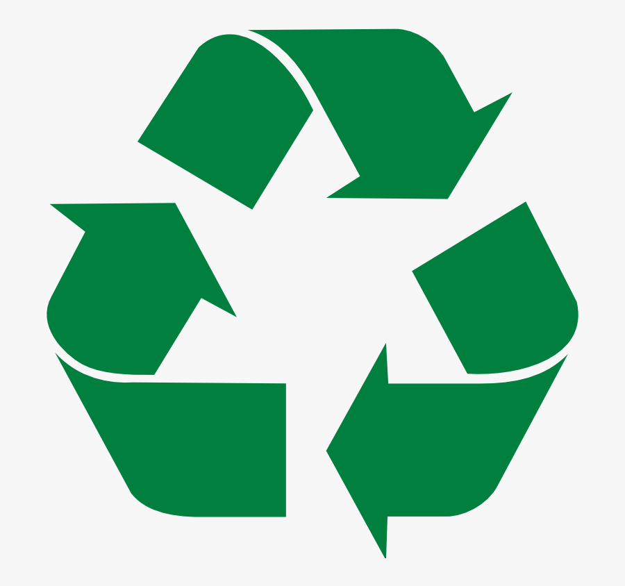 Clipart - Green Recycling - Clip Art Recycling Logo, Transparent Clipart