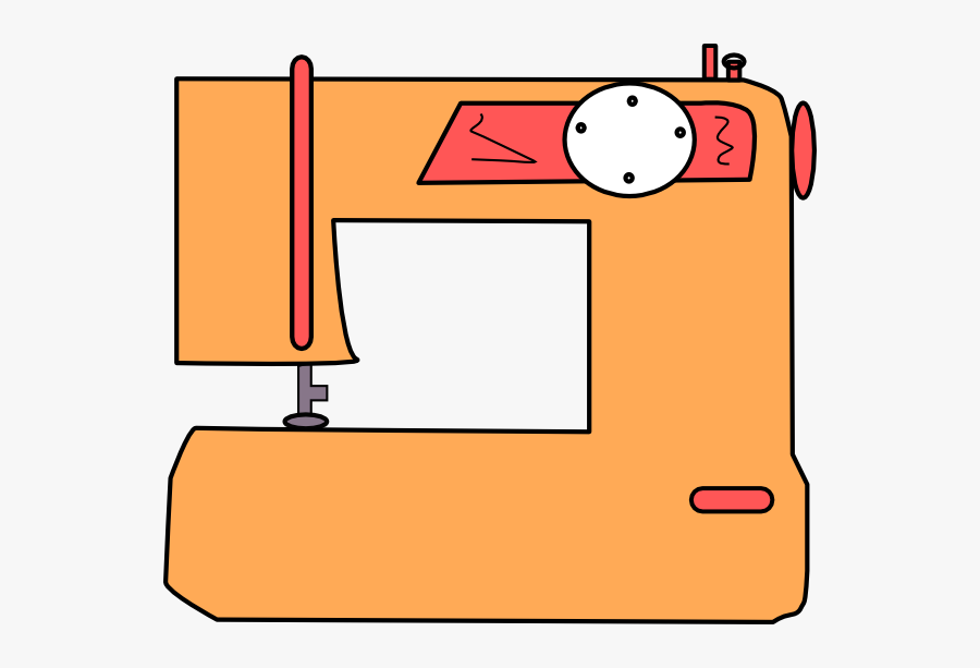 Sewing Machine Cartoon Png, Transparent Clipart