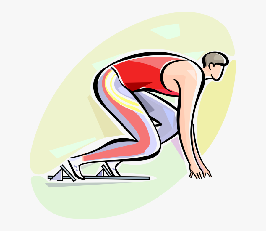 Vector Illustration Of Track And Field Athletic Sport - Illustration, Transparent Clipart