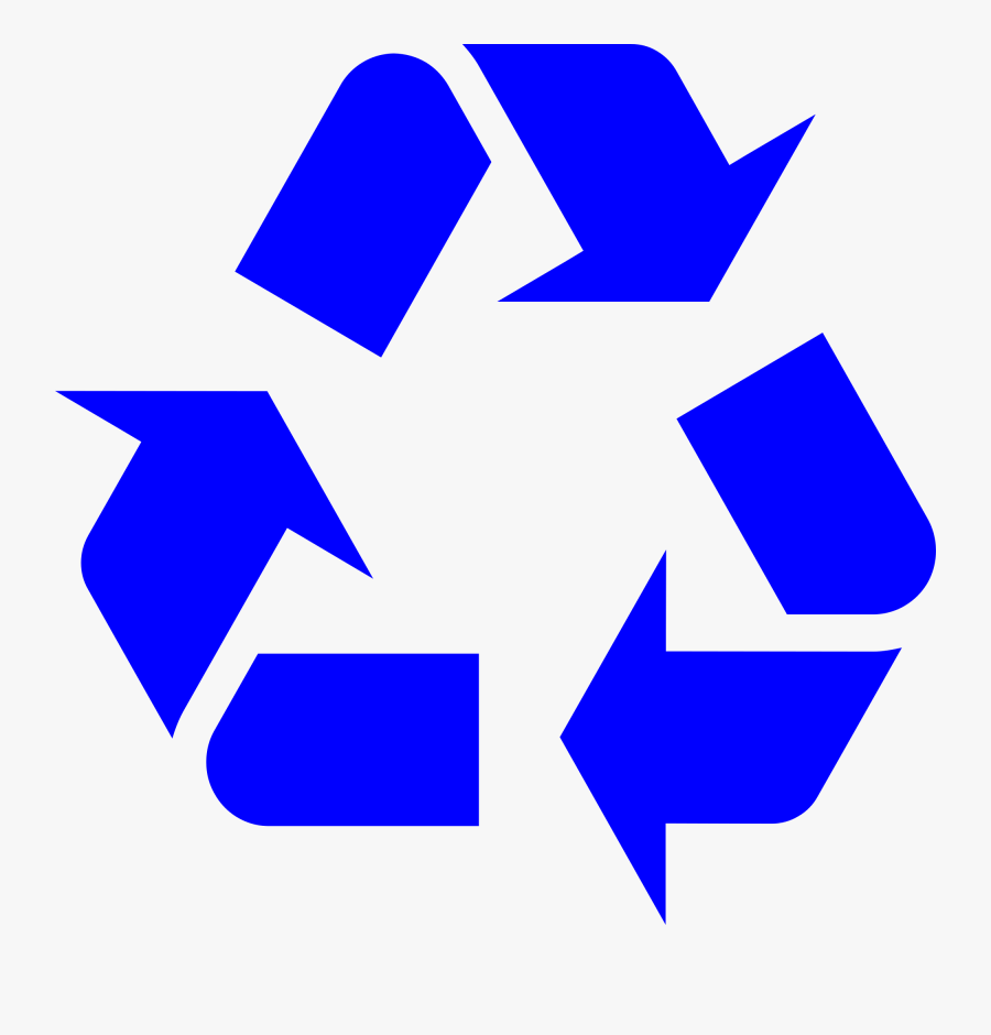 Download Clip Art Blue Recycle Logo - Recycle Symbol Svg , Free ...