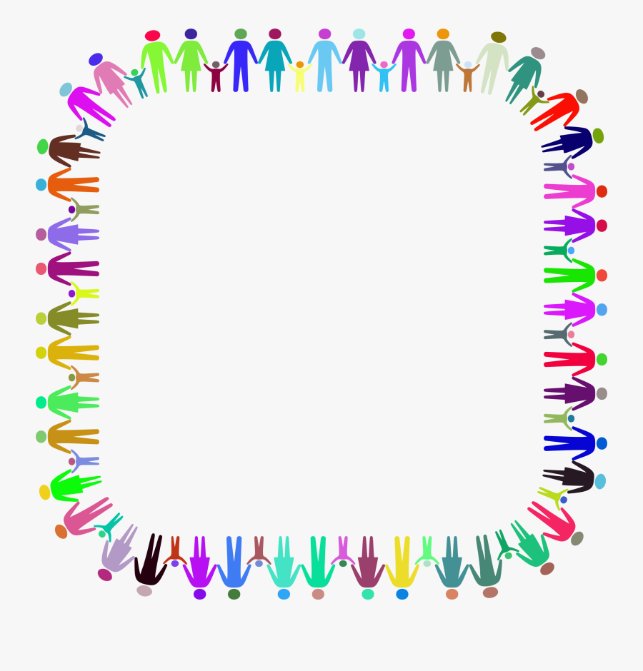 This Free Icons Png Design Of Family Holding Hands - Holding Hands Border Png, Transparent Clipart