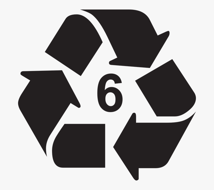 Transparent Recycle Clipart Black And White - Recycle Symbol Grey Png, Transparent Clipart