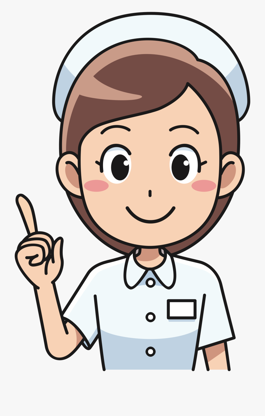 Cheerful Big Image Png - Nurse Clipart Png, Transparent Clipart