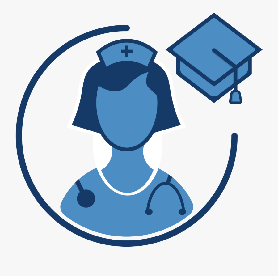 Nurse Scholarship Program - Blue Nurse Clip Art, Transparent Clipart