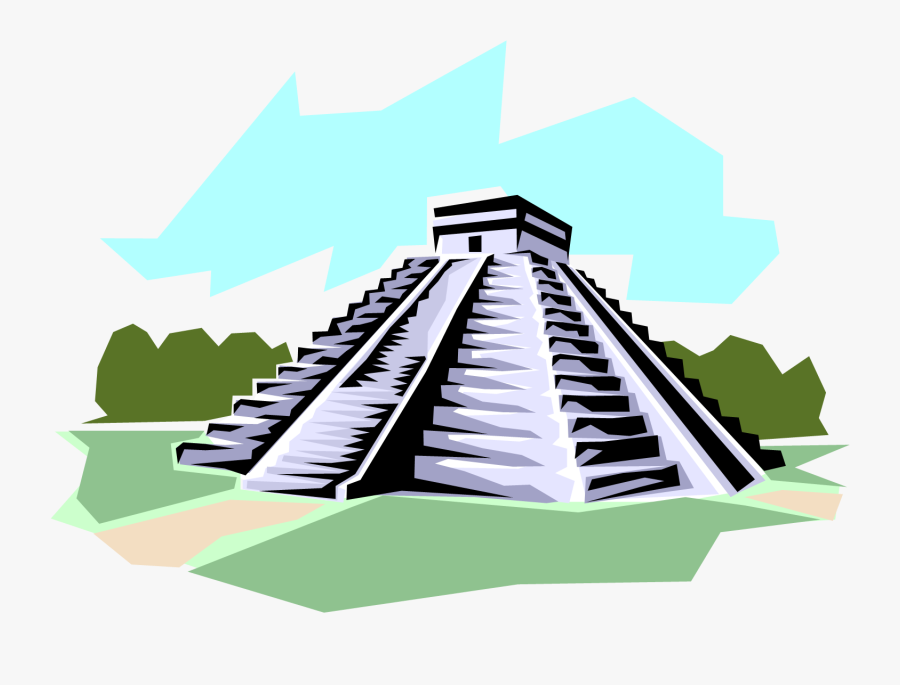 Ruin Clipart Myan - Mayan Pyramid Clipart Png, Transparent Clipart