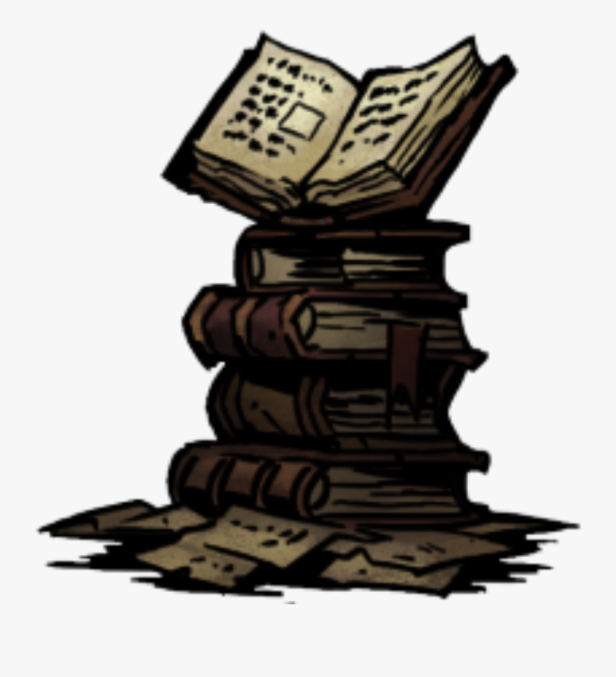 Stack Of Books - Darkest Dungeon Books, Transparent Clipart