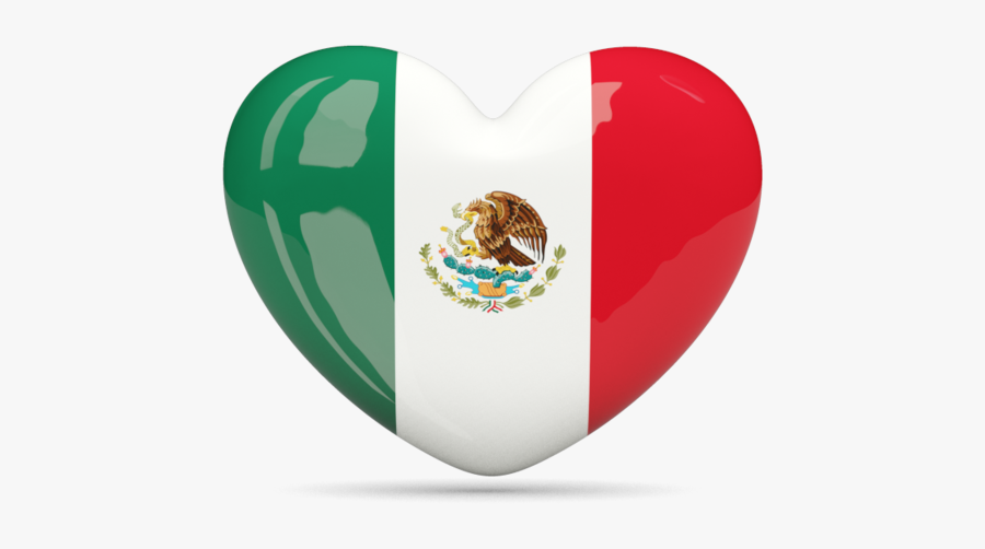 Mexico Flag Png Clipart - Mexico Flag Heart Png, Transparent Clipart