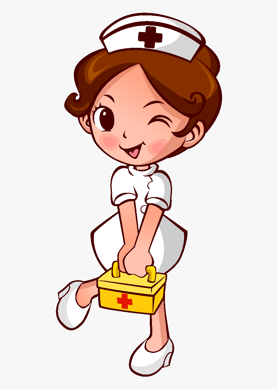 Cartoon Cute Nurse Element - Cute Nurse Clipart , Free Transparent
