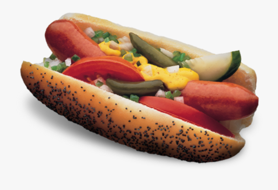 Hot Dog Png Weiner - Chicago Style Hotdog, Transparent Clipart
