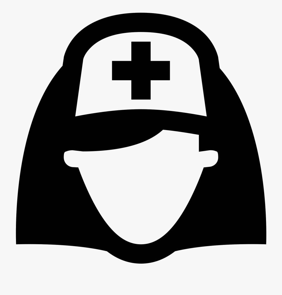 Clip Art Hat Clip Black - Icon Nurse Png, Transparent Clipart