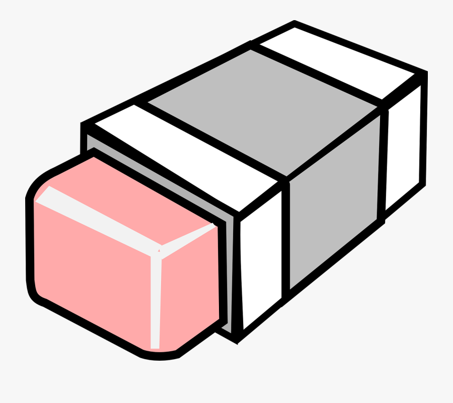 Transparent Pink Eraser Png - Eraser Clipart, Transparent Clipart