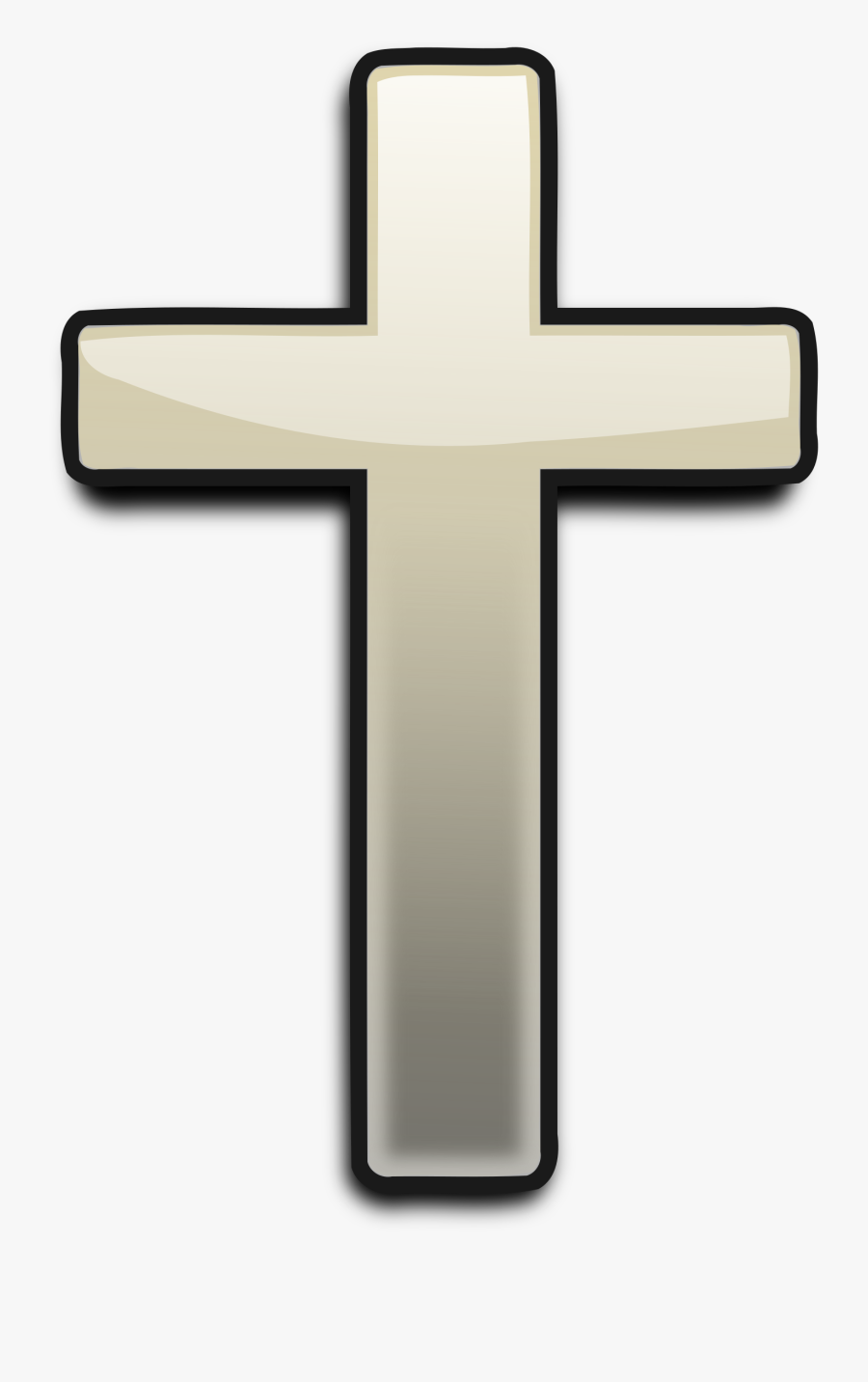 Big Image Png - Cross Without White Background, Transparent Clipart