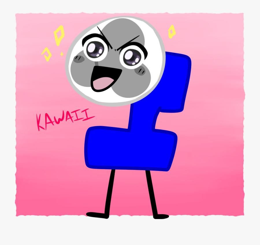 Eraser Clipart Kawaii - Bfdi Anime, Transparent Clipart