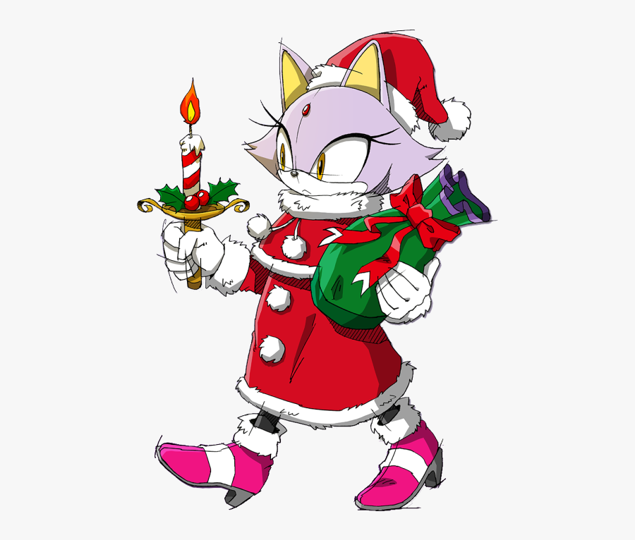 Christmas Bell Clipart - Blaze The Cat Christmas, Transparent Clipart