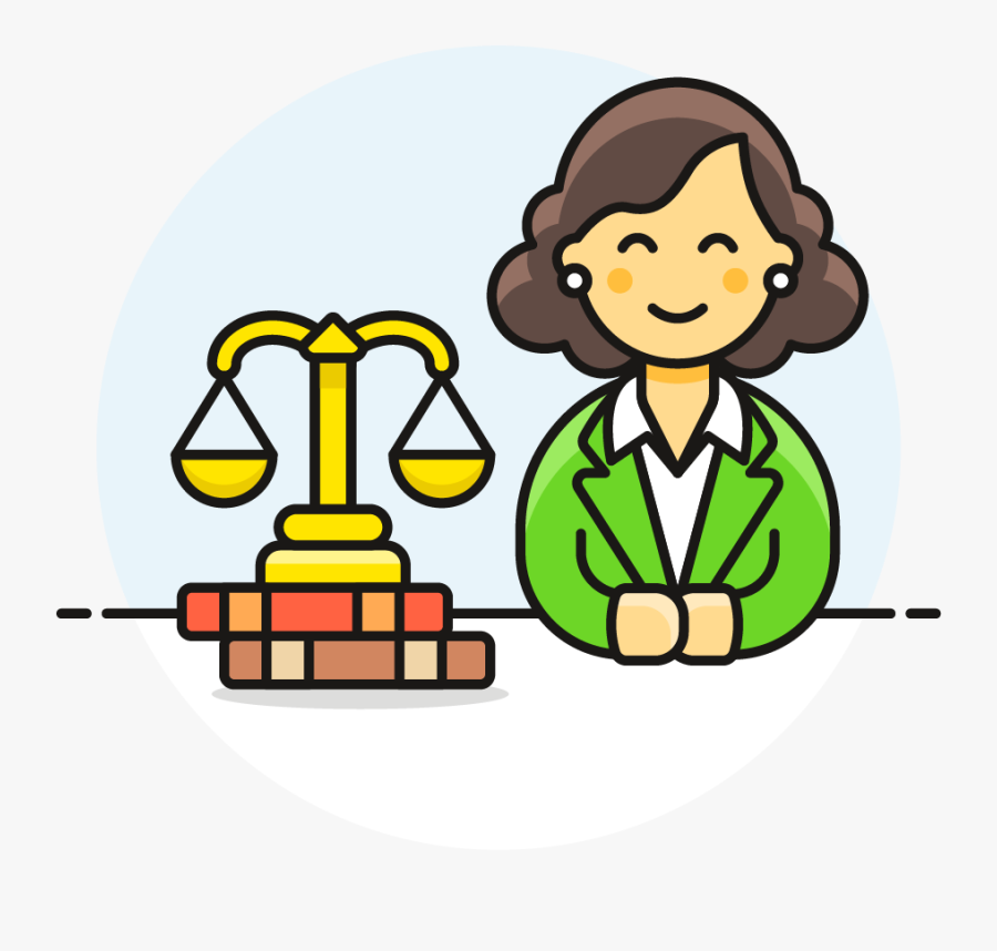 21 Lawyer Female Asian - Transparent Background Lawyer Clipart, Transparent Clipart