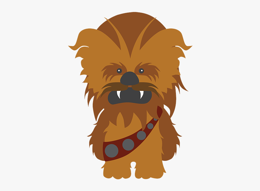 Wall Stickers For Kids - Star Wars Chewbacca Clipart, Transparent Clipart