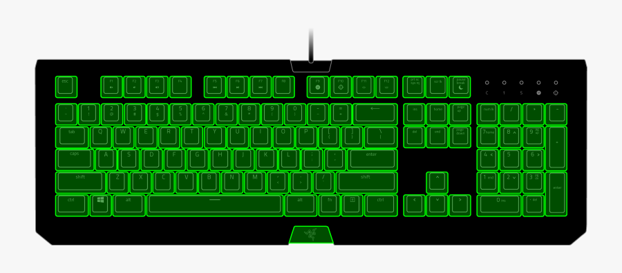Blackwidow Te Chroma - Computer Keyboard, Transparent Clipart