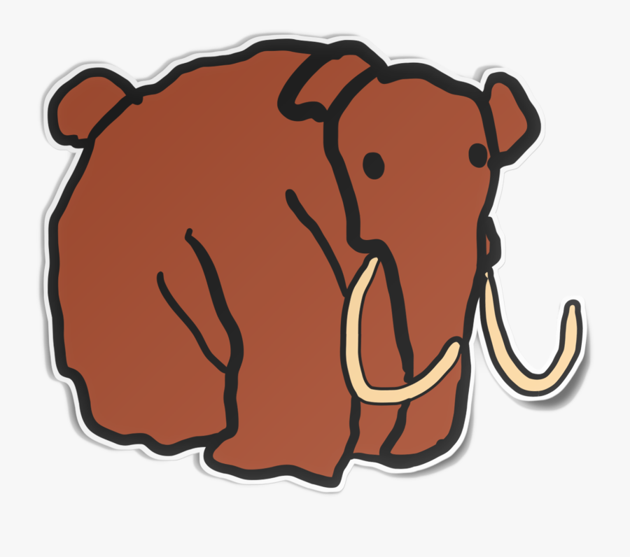 Mammoth Sticker"
 Class= - People Always Think From Their Opinion, Transparent Clipart