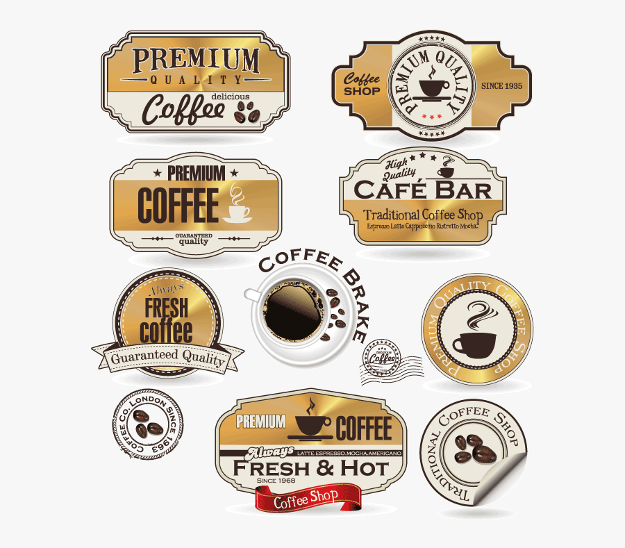 Coffee Label Png - Coffee Logo Design Italian, Transparent Clipart