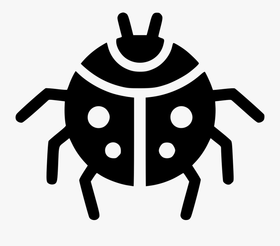 Bug Virus Software Scan - Ladybug, Transparent Clipart