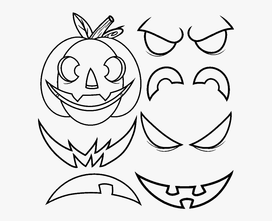 How To Draw Jack O Lantern - Jack O Lantern How To Draw, Transparent Clipart