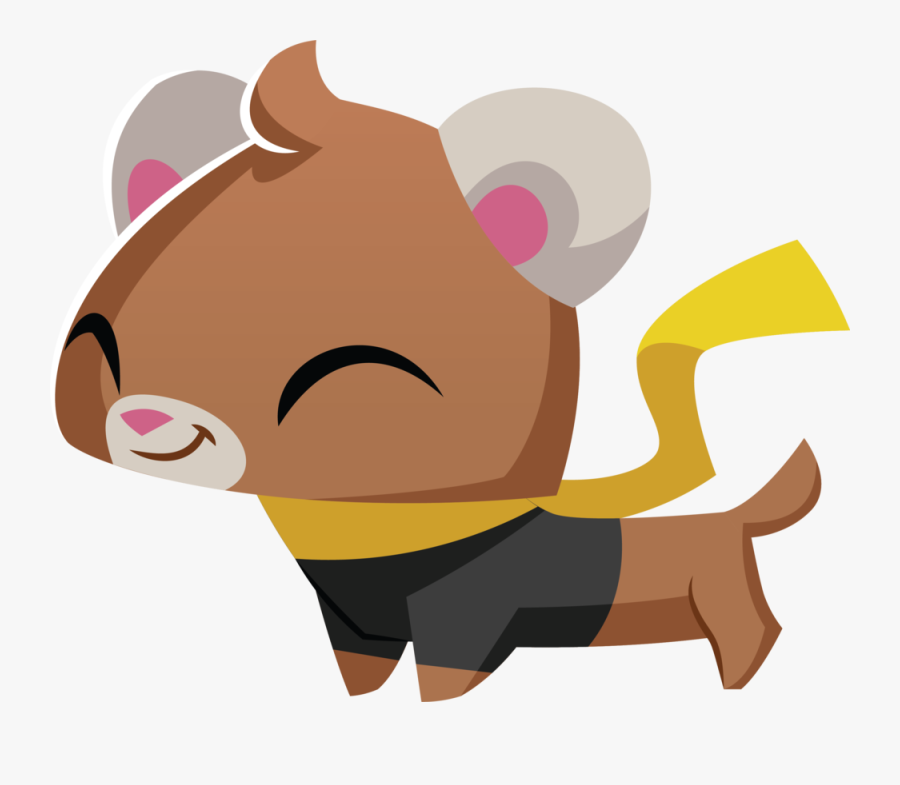 Pet Ferret - Cartoon, Transparent Clipart