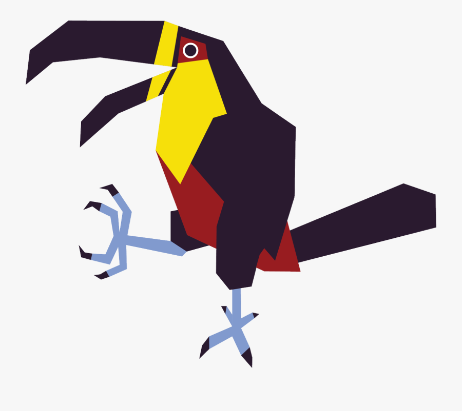 Dancing Toucan, Transparent Clipart