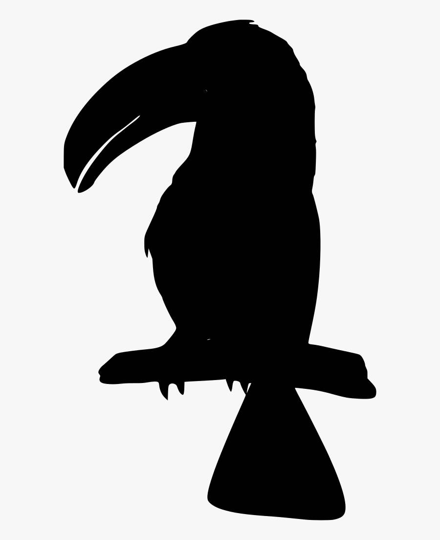 Toucan Silhouette Png, Transparent Clipart