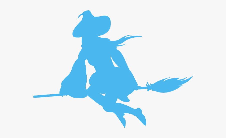 Flying Witch Transparent Png, Transparent Clipart