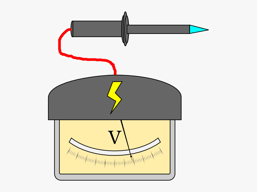 Clip Art Of Voltage Probe, Transparent Clipart