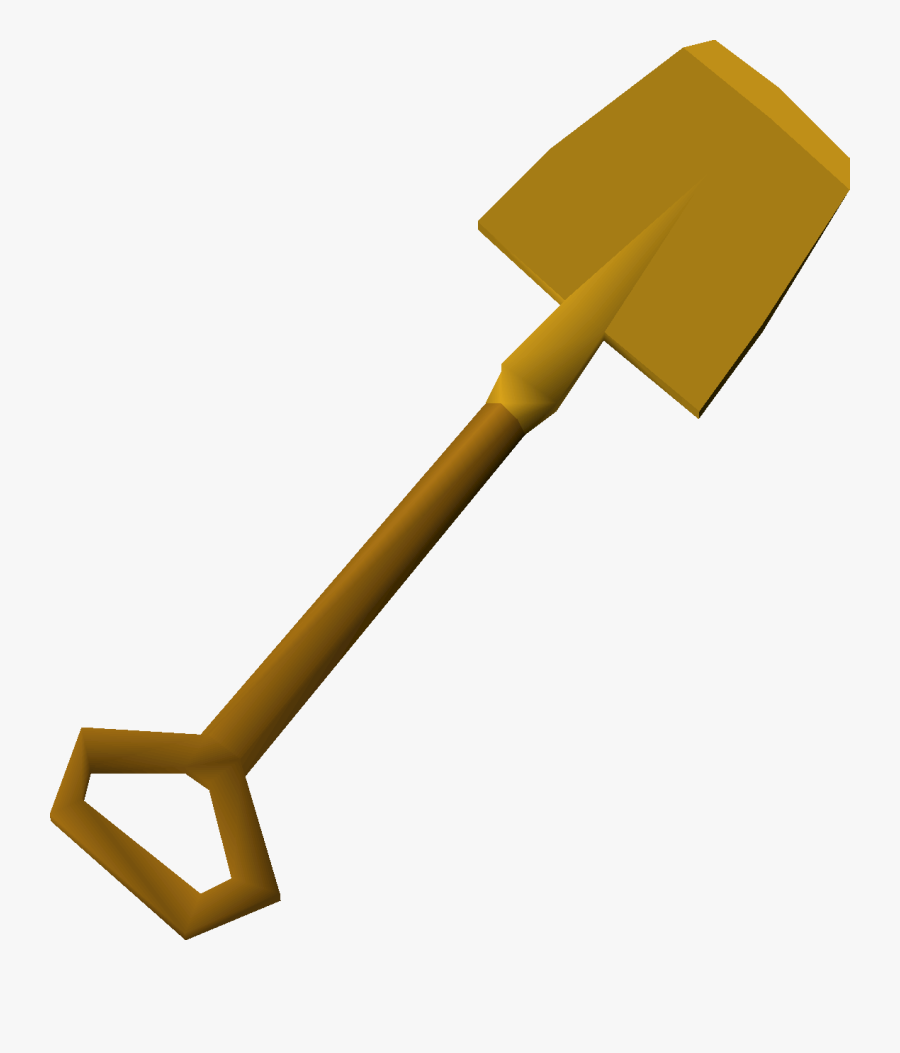 Osrs Gilded Spade, Transparent Clipart