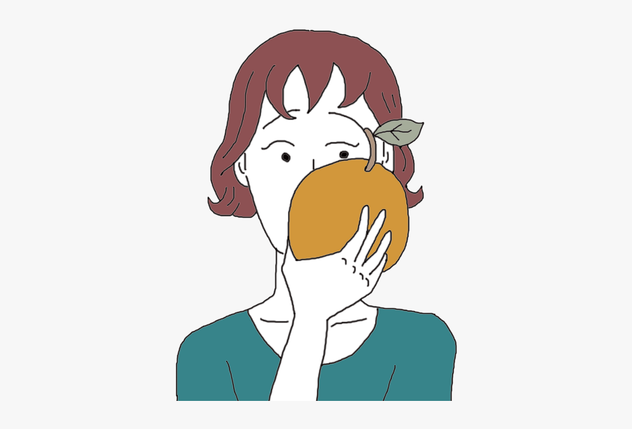 Oranges - Girl Eating Oranges Clip Art, Transparent Clipart