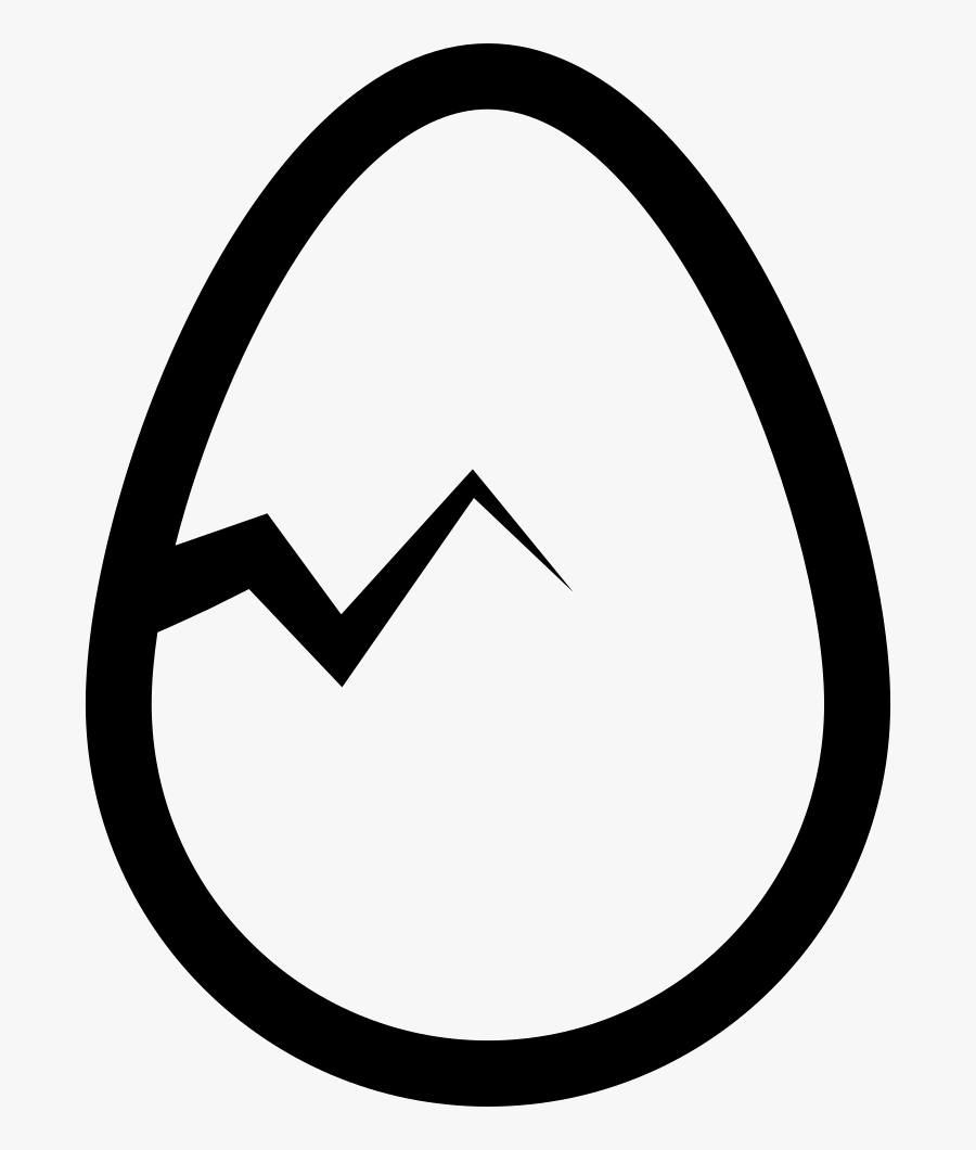 Egg With A Crack - Replay Icon, Transparent Clipart
