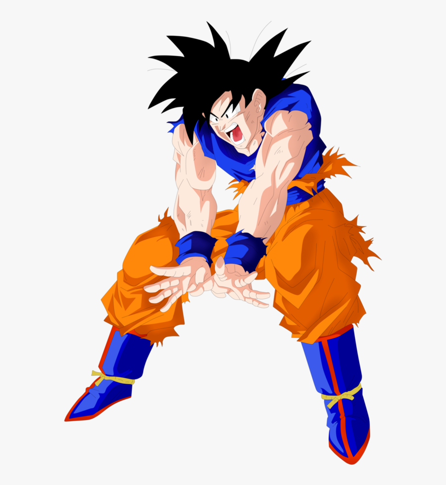 Goku Spirit Bomb Png - Spirit Bomb Goku Png, Transparent Clipart