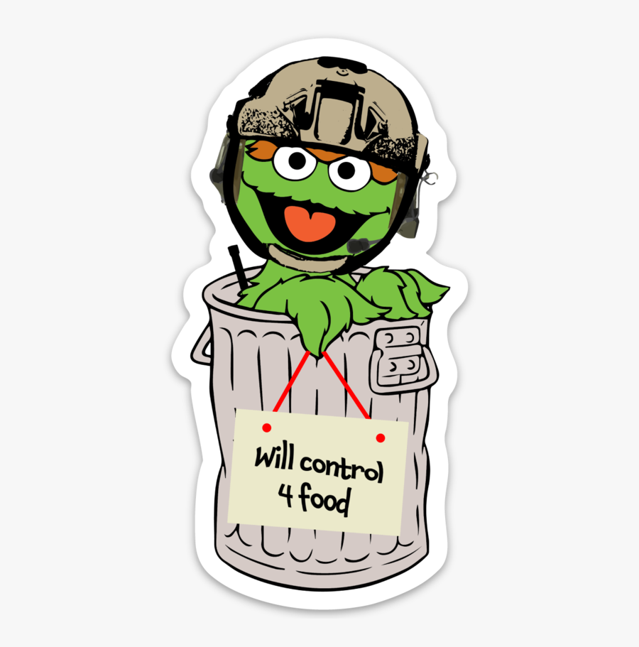 Oscar The Grouch, Transparent Clipart