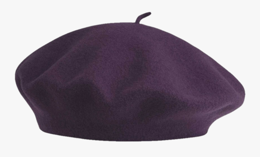 #hat #cap #beret #accessories #paris #france #purple - Beret, Transparent Clipart