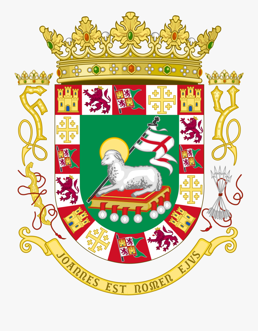 Puerto Rico Crest, Transparent Clipart
