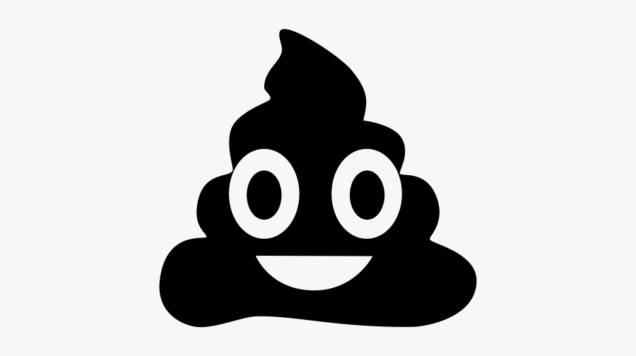 Download Clip Art Black Png Icon Icons - Poop Emoji Svg Free , Free ...