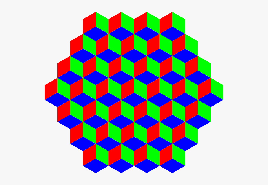 3d Hexagon Svg Clip Arts - Cubo Hexagono, Transparent Clipart