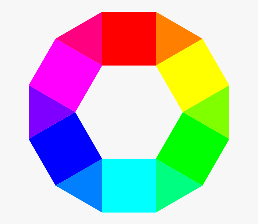 Hexagons Clip Art Download - Octagon Color Wheel, Transparent Clipart