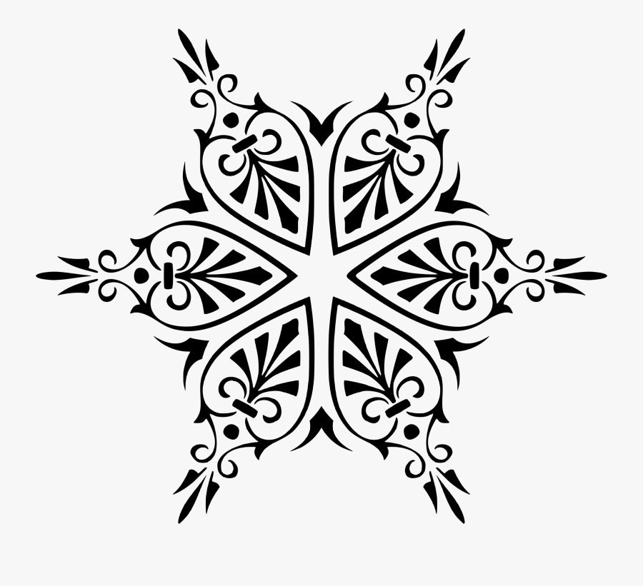 Ornament With Hexagonal Symmetry - Ornament Png, Transparent Clipart