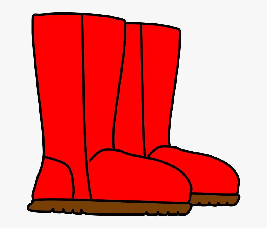 Boots, Snow, Rain, Red - Rain Boots Purple Boots Clip Art, Transparent Clipart