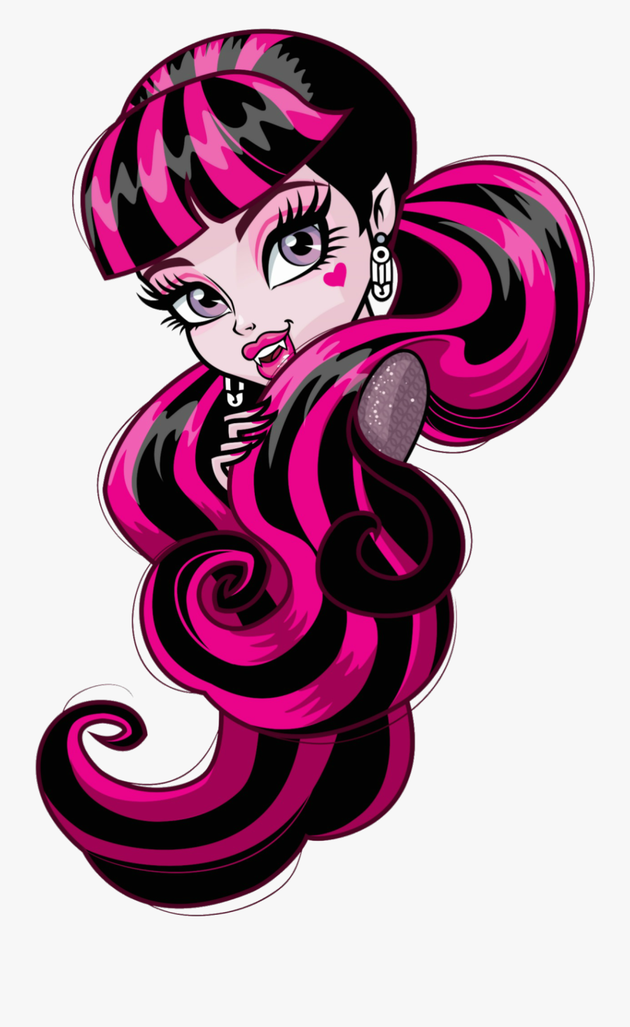 Clipart Monster High Draculaura, Transparent Clipart