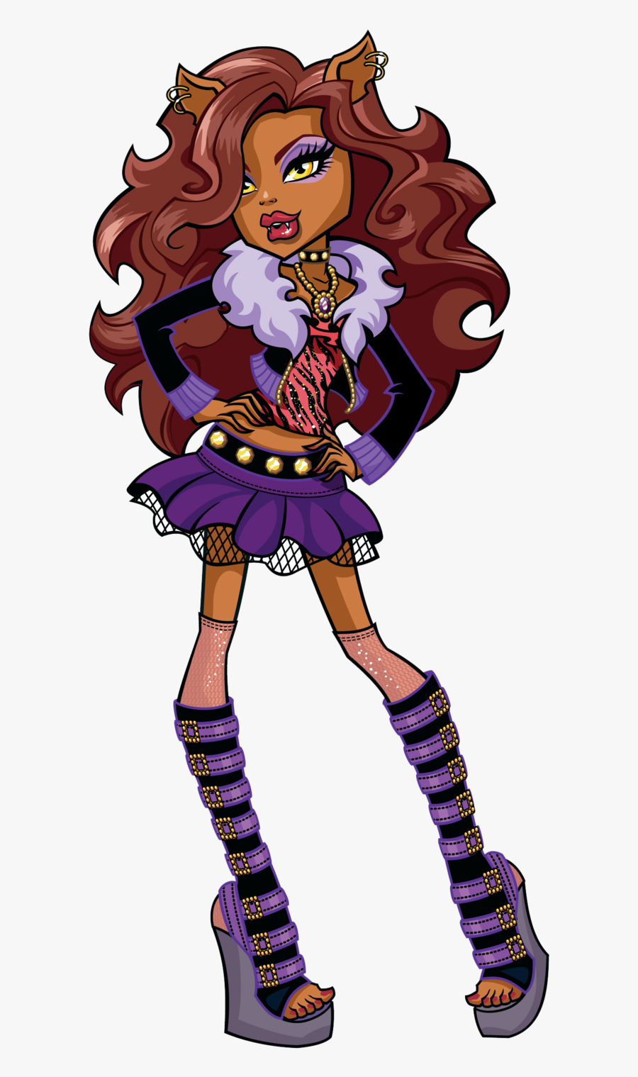 Monster High Clawdeen Png , Free Transparent Clipart - ClipartKey